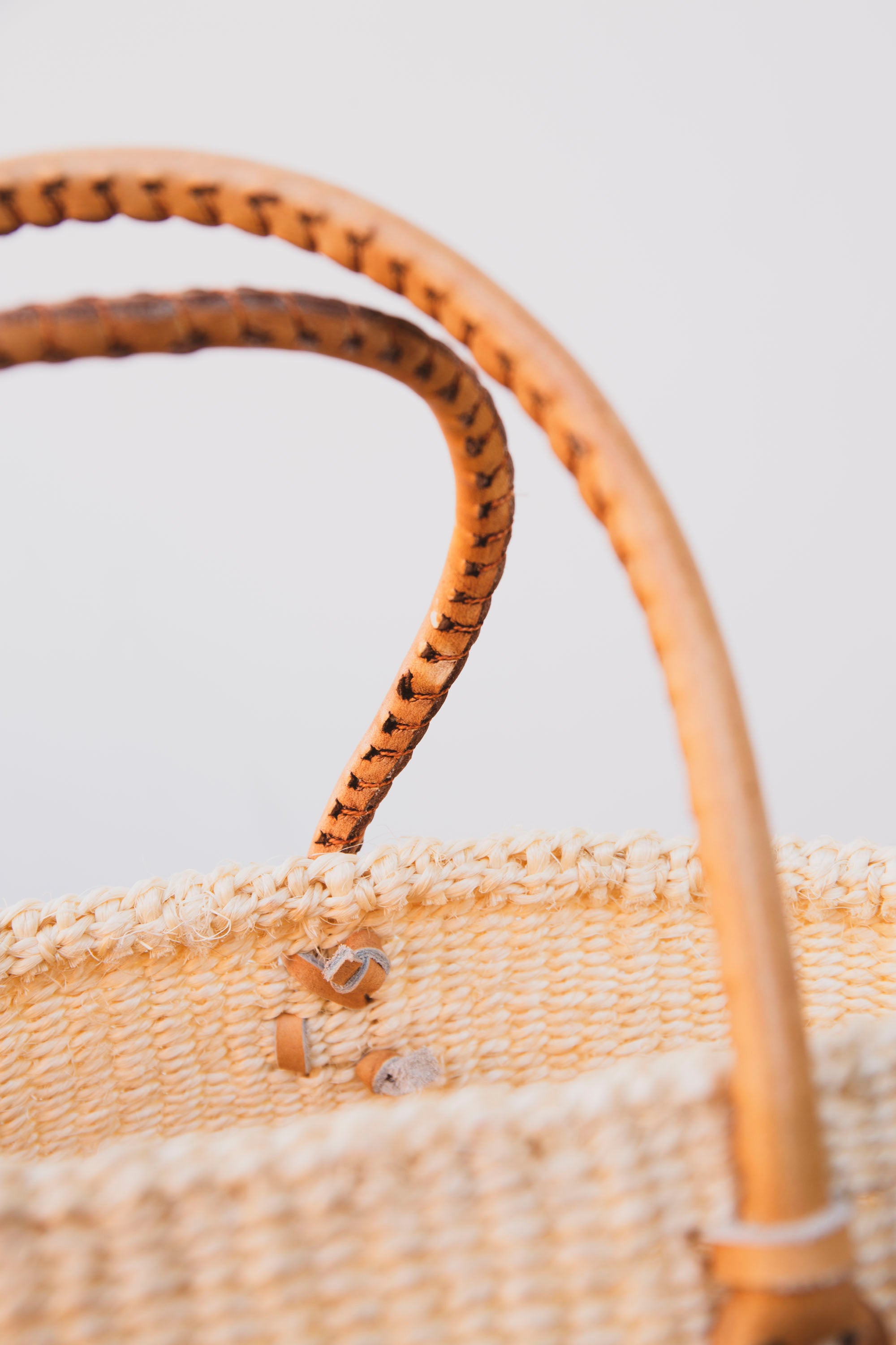 Woven on sale sisal bag